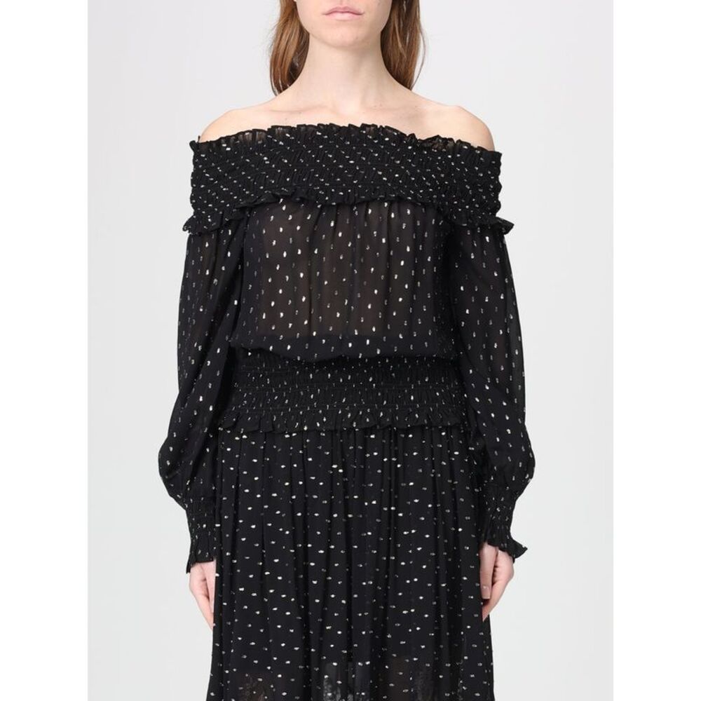 Self-Portrait Top Woman Black